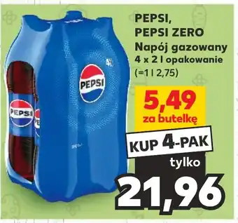 Kaufland PEPSI ZERO Napój gazowany 4 x 2l oferta