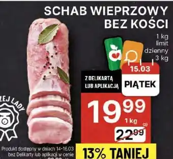 Delikatesy Centrum Schab wieprzowy Lady oferta