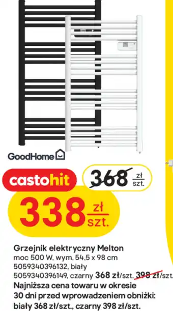 Castorama Grzejnik elektryczny GoodHome oferta