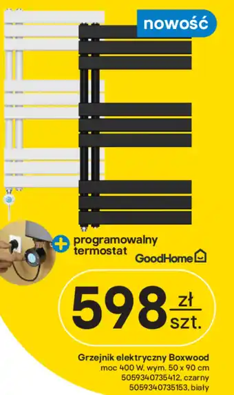 Castorama Grzejnik elektryczny GoodHome oferta