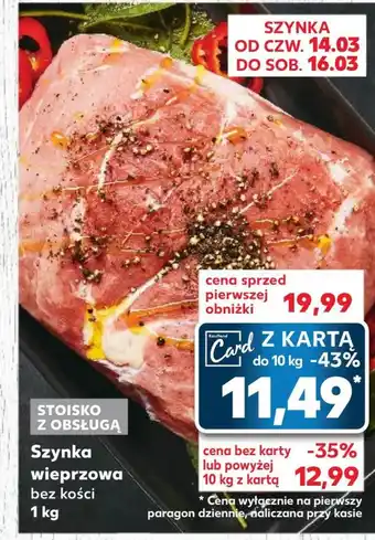 Kaufland Szynka oferta