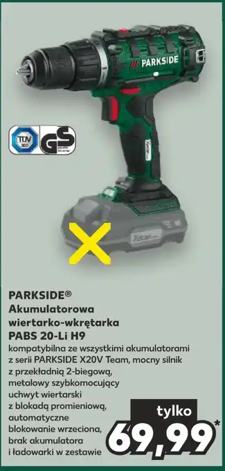 Kaufland Akumulatorowa wiertarko-wkrętarka Parkside oferta