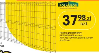 Castorama Panel ogrodzeniowy Polargos oferta