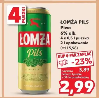 Kaufland Piwo Łomża oferta