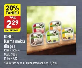 ALDI Karma dla psa Romeo 300 g oferta