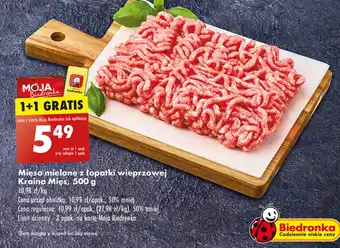 Biedronka Mięso mielone Kraina Mięs oferta