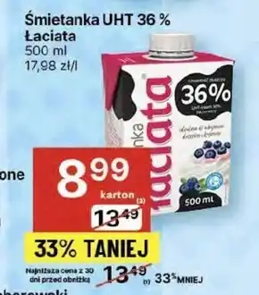 Delikatesy Centrum Łaciata Śmietanka 36 % 500 ml oferta