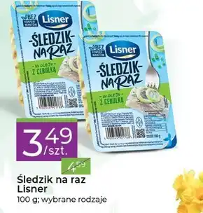 Stokrotka Express Lisner Śledzik na raz w oleju z cebulką 100 g oferta