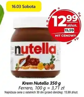 Społem Nutella Krem do smarowania z orzechami laskowymi i kakao 350 g oferta