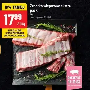 Polomarket Żeberka wieprzowe oferta
