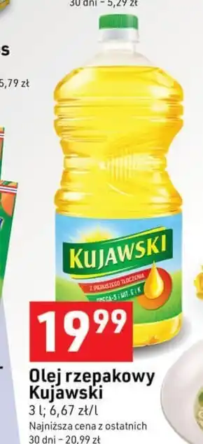 Stokrotka Optima Kujawski Olej rzepakowy z pierwszego tłoczenia 3 l oferta
