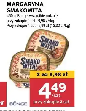 Stokrotka Smakowita Margaryna maślany smak 450 g oferta