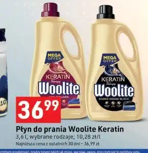 Stokrotka Optima Woolite Keratin Therapy Płyn do prania czerń ciemne kolory jeans 3,6 l (60 prań) oferta
