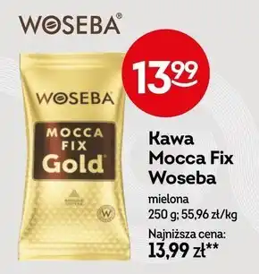 Żabka Woseba Mocca Fix Gold Kawa palona mielona 250 g oferta