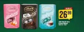 Market Jan Lindt Lindor Praliny z czekolady mlecznej z nadzieniem karmelowym z kryształkami soli 200 g oferta