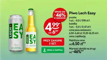 Żabka Piwo Lech Easy 0,5 l oferta