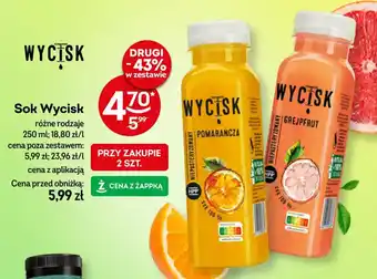 Żabka Sok Wycisk 250 ml oferta