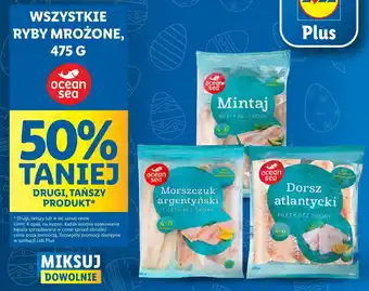 Lidl WSZYSTKIE RYBY MROŻONE, ocean sea 475 G oferta