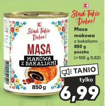 Kaufland Masa makowa 850 g oferta
