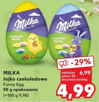 Kaufland MILKA Jajko czekoladowe 50 g oferta