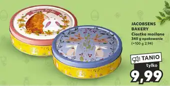 Kaufland JACOBSENS BAKERY Ciastka maślane 340 g oferta