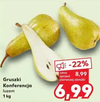 Kaufland Gruszki Konferencja 1 kg oferta