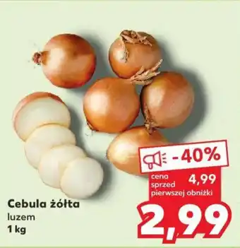 Kaufland Cebula żółta 1 kg oferta