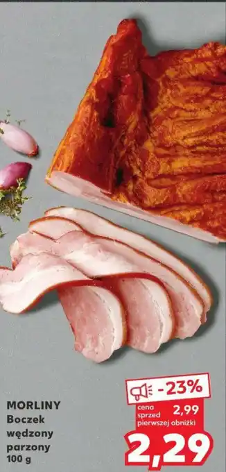 Kaufland MORLINY Boczek wędzony parzony 100 g oferta