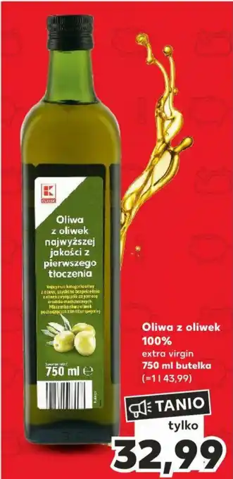 Kaufland Oliwa z oliwek 100% 750 ml oferta