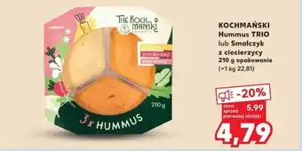 Kaufland KOCHMAŃSKI Hummus TRIO / Smalczyk z ciecierzycy 210 g oferta