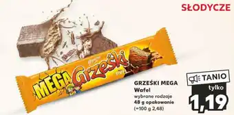 Kaufland GRZEŚKI MEGA Wafel 48g oferta