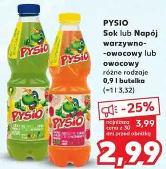 Kaufland Sok lub Napój warzywno-owocowy lub owocowy 0,9l oferta