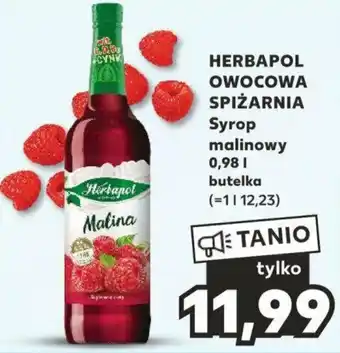 Kaufland HERBAPOL OWOCOWA SPIŻARNIA Syrop malinowy 0,98l oferta