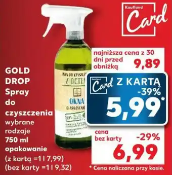 Kaufland GOLD DROP Spray do czyszczenia 750 ml oferta