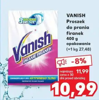 Kaufland VANISH Proszek do prania firanek 400g oferta