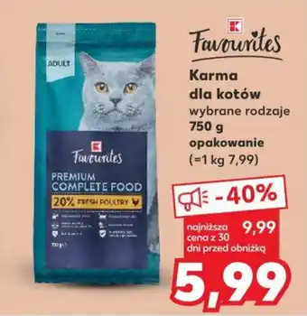 Kaufland Karma dla kotów 750 g oferta