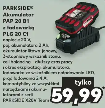 Kaufland Akumulator PAP 20 B1 z ładowarką PLG 20 C1 oferta