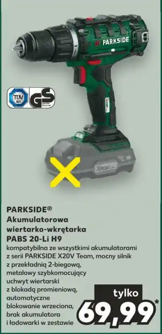 Kaufland PARKSIDEⓇ Akumulatorowa wiertarko-wkrętarka PABS 20-Li H9 oferta