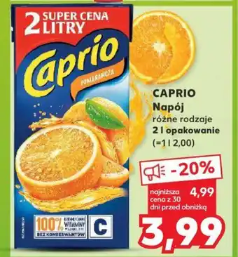 Kaufland CAPRIO Napój 2 l oferta