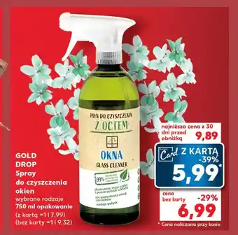 Kaufland Spray do okien Gold Drop oferta