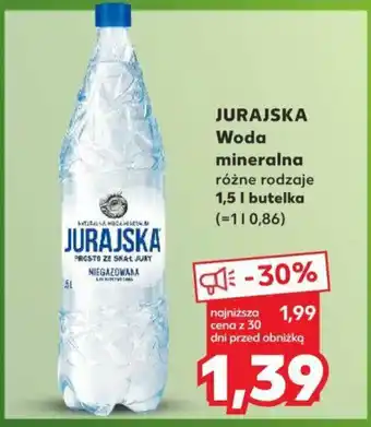 Kaufland JURAJSKA Woda mineralna 1,5 l oferta