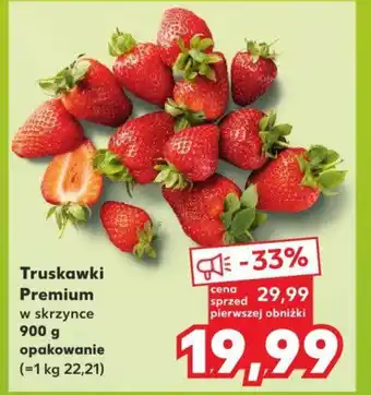 Kaufland Truskawki Premium w skrzynce 900 g oferta