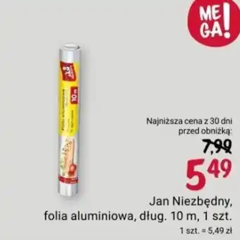Rossmann Jan Niezbędny, folia aluminiowa, dług. 10 m, 1 szt. oferta