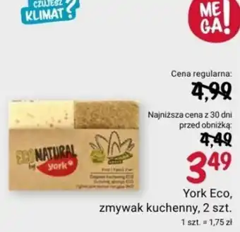 Rossmann York Eco, zmywak kuchenny, 2 szt. oferta