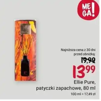 Rossmann Ellie Pure, patyczki zapachowe, 80 ml oferta