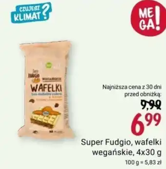 Rossmann Super Fudgio, wafelki wegańskie, 4x30 g oferta