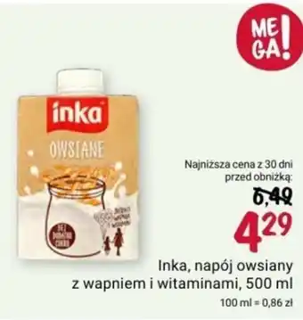 Rossmann Inka, napój owsiany z wapniem i witaminami, 500 ml oferta