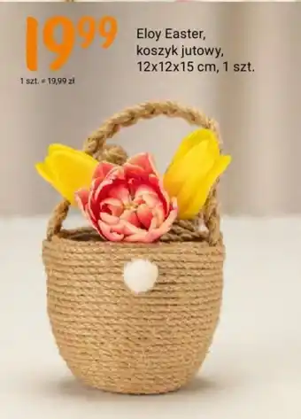 Rossmann Eloy Easter, koszyk jutowy, 12x12x15 cm, 1 szt. oferta