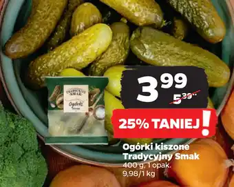 Netto Ogórki kiszone Tradycyjny Smak oferta