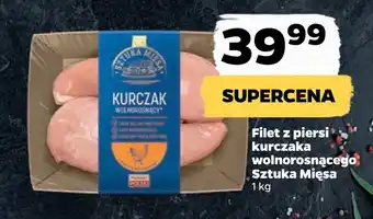 Netto Filet z piersi kurczaka wolnorosnącego Sztuka Mięsa oferta